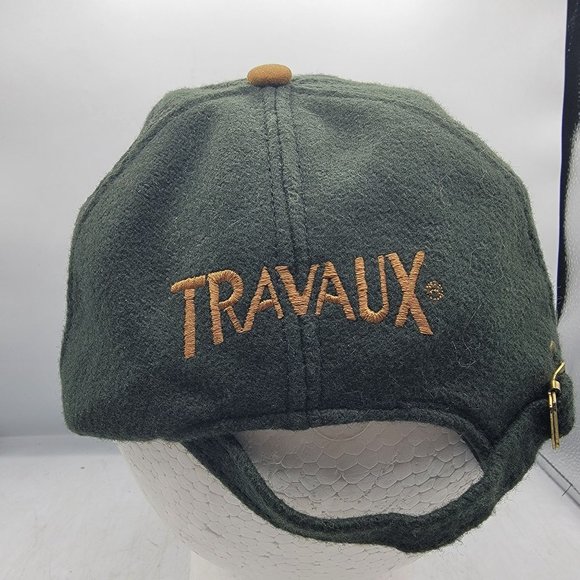 Pebble Beach Travaux Green Brown Hat Cap Adjustable Golf Outdoors Casual - Picture 3 of 8